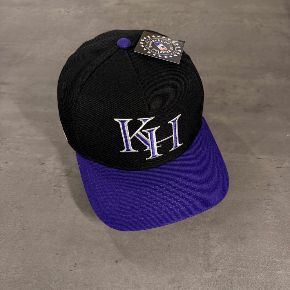 Kill The Hype KTHLA Colorado Rockies Snapback Hat Black Purple KTH-LA Blockhead
